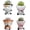 Fox+Cow+Pig, variant on Minzimin 4 Pcs Cute Animal Shaped Ceramic Succulent Planter Pots – Mini Flower Pot for Home Decor, Desk, Office, Windowsill – No Plant Included