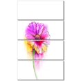 thumbnail image 2 of Gerbera Jaune Violet - Grande Fleur Art Mural sur Toile, 2 of 3