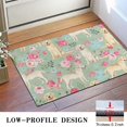 thumbnail image 3 of Labrador Dog and Flower Floral Door Rugs,Washable Non Slip Door Mats Indoor,Decorative Door Mats,Entry Mat Indoor for Entrance,Bedroom,Kitchen,Bathroom,16"x24", 3 of 6