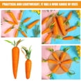 thumbnail image 3 of NUOLUX Artificial Carrot Decorations Garden Hanging Decorations 10Pcs 6.7X1.2X1.2In, 3 of 6