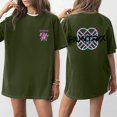 thumbnail image 1 of Pop cazadora para niña Demo-n Hunters Graphic Round-Neck Short Sleeve T Shirt For Kids Youth Fashion Tee With Cartoon Print Design Soft Blend Top For Children （Army Green）, 1 of 4