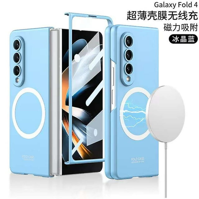 Case Compatible Samsung Galaxy Z Fold 4 For Magsafe Wireless Charging With Screen Protector Shockproof