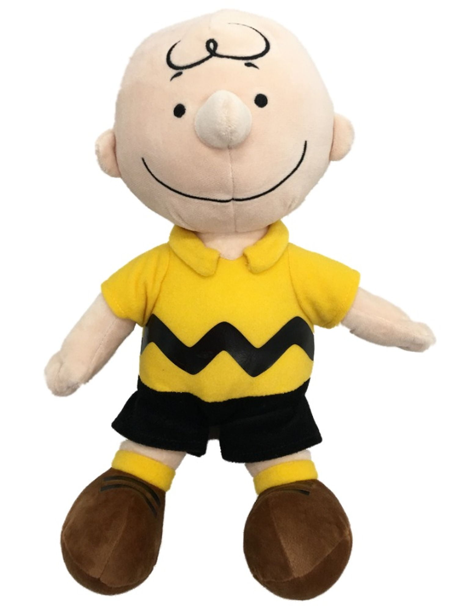 Charlie Brown Peanuts Kohls Cares Plush Stuffed Toy Peanuts Yellow Shirt 13" new 