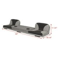 thumbnail image 5 of G3 Boat Flip Deck Seat | Transom Bench 63 Inch Gray Black, 5 of 6