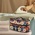 thumbnail image 2 of HELLHERO Floral Polyester Portable Steamer Case, Bag Only, 2 of 6