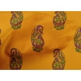 thumbnail image 4 of oneOone Cotton Poplin Mustard Yellow Fabric Peacock Block Fabric For Sewing Printed Craft Fabric By The Yard 42 Inch Wide, 4 of 4