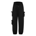 thumbnail image 5 of Timegard Sweatpants for Women Cargo Straight Leg Elastic Waist Athletic Outdoor Active Loose Trousers, 5 of 7