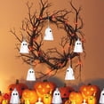 thumbnail image 3 of sruoe Halloween Hanging Decorations, Wall Window Hanging Decor, Ghost Decoration Hanging Piece, Halloween Atmosphere Prop Decoration, Hanging Pendant for Indoor Home Holiday Decorations, 3 of 6