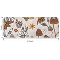 thumbnail image 7 of Brown Mushroom Flower Light Pattern Kitchen Rug Mat,Kitchen Runner Rugs Non Skid Washable,Decorative Kitchen Floor Mats for Kitchen,Sink,Laundry,17"x47.2", 7 of 7