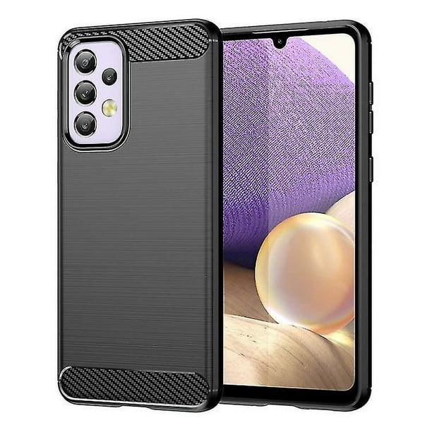 Funda de TPU de fibra de carbono con textura cepillada para Samsung Galaxy A33 5g