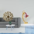 thumbnail image 2 of Escultura De Pared De Bailarina De Ballet De Hierro Rústico, Placa 3D, Figura Decorativa Para Oficina, Sala De Estar, Dormitorio, Decoración Del Hogar Y Regalo., 2 of 8