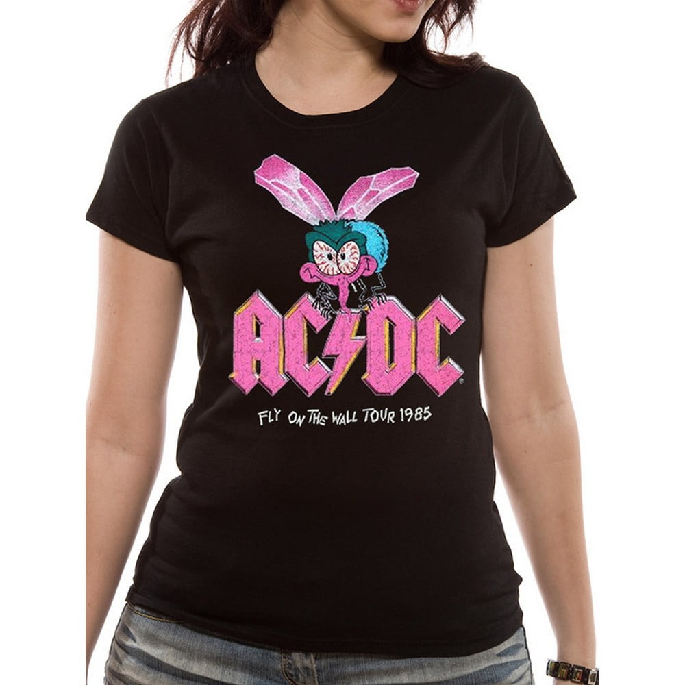 ac dc fly on the wall tour t shirt