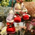 thumbnail image 1 of Botas Navideñas para Dulces | Botas Rojas Aterciopeladas para Guardar Dulces Navideños, Organizador de Bolígrafos Colgantes | Botas de Regalo, Decoración Navideña - 15 X 13 X 6 Cm, 1 of 6