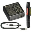 thumbnail image 2 of Camera Charger NIK0N EH-73P Charging AC Power Adapter for Select NIK0N DL and COOLPIX Cameras (UC-E21 USB Cable Included), 2 of 15