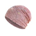 thumbnail image 2 of Women's Baggy Slouchy Beanie Hat Cap Scarf Pink, 2 of 3