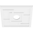 thumbnail image 2 of 24"OD x 5"ID x 8 1/4"C x 1"P Knox Architectural Grade PVC Contemporary Ceiling Medallion, 2 of 4