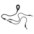 thumbnail image 1 of Laisse de Marche de Chien, Amortisseur Réfléchissant Corde de Traction de Chien Nylon pour la Plage pour la Randonnée Noir, Rouge, 1 of 8