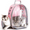 Pink, variant on Wattne Cat Backpack Transparent Pet Backpack Carrier 12.6"x10.3"x16.1"(LxWxH) Airline Approved Pet Carrier Bag Portable Ventilated Carry Backpack for Cat & Small Dog (Grey)