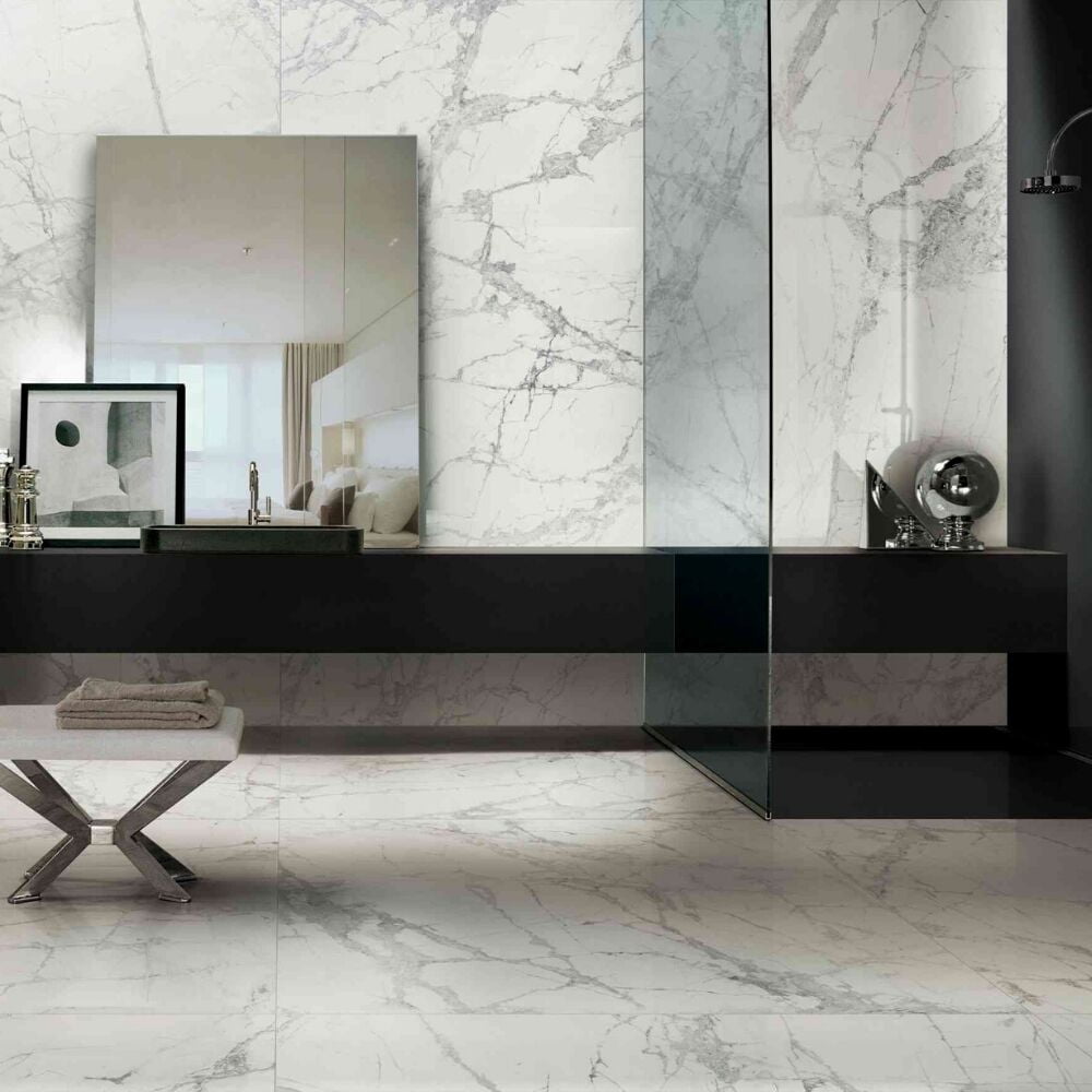 The Tile Life Penthouse 2" x 2" Mountain Treasure Matte Porcelain Mosaic Floor and Wall Tile Case of 9