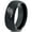 Black Dome Tungsten, variant on Tungsten Armor Shield Sword Knight Band Ring 8mm Men Women Comfort Fit Black Dome Polished