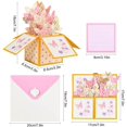 thumbnail image 2 of Giiffu Butterfly 3D Greeting Pop Up Card, Spring & Nature Card, 3D Anniversary, Valentine's Day Card, Thank You, Happy, 2 of 5