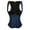 Blue, variant on yunLCZ Womens Waist Trainer Corset Women'S Gothic Corset Bustier Waist Cincher Underbust Corset Vest Tank Top Embroidery Corset Top Plus Size Corset Top