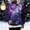 #641-Purple, variant on Handshe Men's Pullover Hoodie, Fashion Print Long Sleeve with Drawstring for Casual Daily Wear