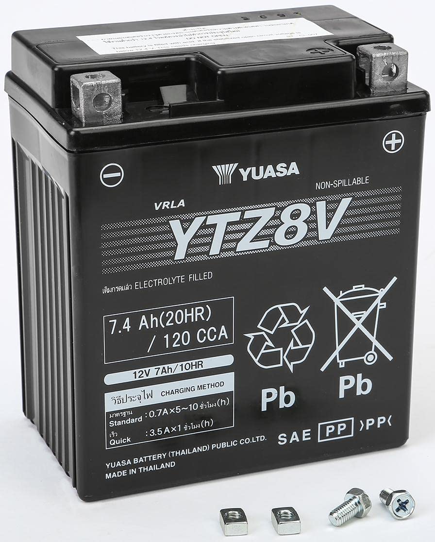 Yuasa YUAM728ZV Factory Activated Maintenance Free Battery - YTZ8V