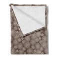 thumbnail image 2 of Beige Soft Flannel Fleece Blanket, Floral Lace Pattern Abstract Romantic Bouquet Vintage Ornamental Illustration Flowers, Cozy Plush for Indoor and Outdoor Use, 60" x 80", Multicolor, by Ambesonne, 2 of 5