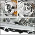 thumbnail image 4 of DNA Motoring OE Style Projector Headlight for 2009-2012 Toyota RAV4, Chrome Housing Amber Corner, 4 of 4