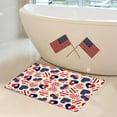 thumbnail image 4 of Dmlowu 4th of July Decorations Bathroom Rugs 16x24" Non Slip Patriotic Kitchen Mats for Floor Quicker Dry Comfortable Rugs for Living Room, 4 of 9