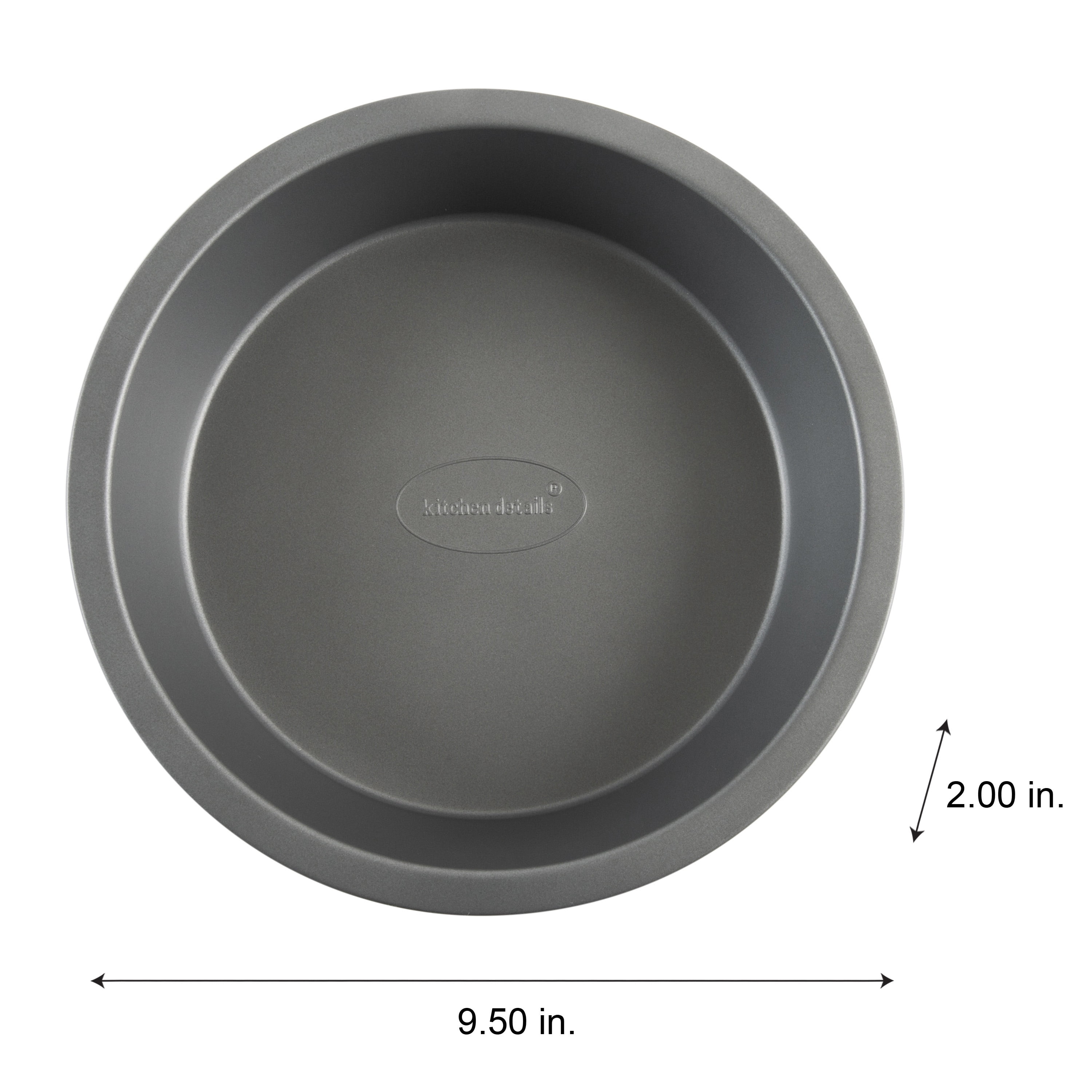 Kitchen Details 9.5 inch Round Carbon Steel Cake Pan