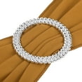 thumbnail image 4 of Uxcell 14"x5" Stretch Chair Sashes Bows Chair Bands Sashes with Buckle Slider Gold Tone 25 Pack, 4 of 5