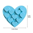 thumbnail image 4 of Cheapark 10 Multi-Heart Pudding Dessert Tools - Cake Decoration Baking Utensils, Love-Themed Molds for Valentine's Day Christmas, Practical Kitchen Accessories, 4 of 8