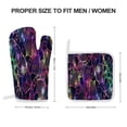 thumbnail image 2 of Bohemian Psychedelic Peacock Mandala Oven Gloves And Pots Stand Set Oven Gloves And Pot Racks Pot Racks And Oven Gloves Set, 2 of 9