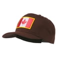 thumbnail image 2 of Canada Flag Embroidered Patch Cap - Brown OSFM, 2 of 5