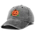 thumbnail image 4 of DALIX Jack-O-Lantern Halloween Pumpkin Hat Mens Womens Baseball Cap Vintage in Black, 4 of 7