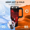 thumbnail image 5 of Geometry Dash 40 Oz Tumbler with Handle And Straw, Stainless Steel Double Wall Vacuum Insulated Coffee Cup Travel Mug for Gym, Outdoors, Commute, Work, 5 of 8
