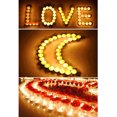 thumbnail image 3 of Tea Light Candles 50 Pack Unscented Tealight Candles Romantic Love, 3 of 8