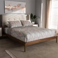 thumbnail image 2 of Baxton Studio Brooklyn Upholstered Queen Platform Bed in Light Beige, 2 of 9