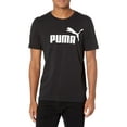 thumbnail image 3 of PUMA Men's Essentials Logo Tee, Black, Large, 3 of 4