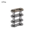 thumbnail image 3 of Uxcell 8Pcs #50-2/10A-2 Enlaces de Conexión de Cadena de Rodillo Doble de 15.875mm de Paso para Cadena 10A-2, 3 of 5