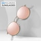 thumbnail image 3 of Small Round Polarized Sunglasses for Women Men Classic Retro Metal Frame Sun Glasses UV Protection, 3 of 4