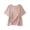 Pink, variant on qafoshin Womens Linen T-Shirts Crew Neck Short Sleeve Summer Tops Solid Color Loose Pullover Tees