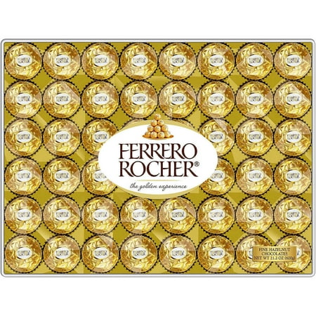 Ferrero Rocher Hazelnut Chocolates 48 Count 21.2 oz. (600 (Ferrero Rocher Best Chocolate Ever)