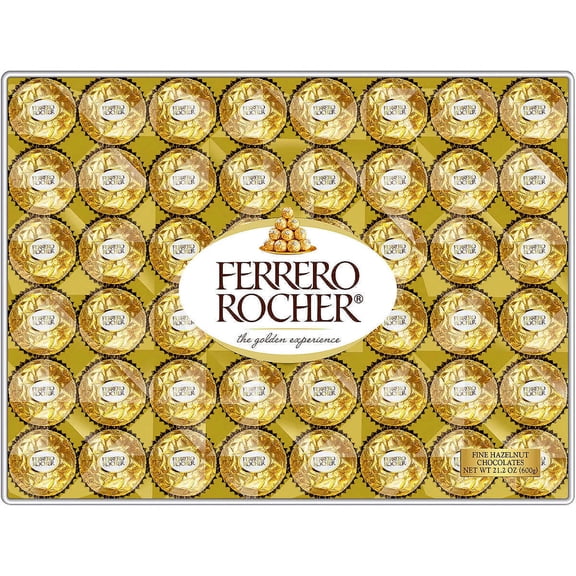 Ferrero Rocher Hazelnut Chocolates 48 Count 21.2 oz. (600 g)