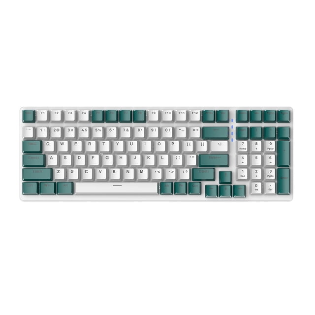 Full Size Mechanical Keyboard Gaming Key Keyboard Mechanical Computer Desktop Gaming Keyboard 100 Key Mechanical Keyboard Type-C Wired Rgb Led Backlit Red Gaming Mech Keyboard