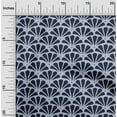 thumbnail image 1 of oneOone Cotton Silk Light Dusty Blue Fabric Floral Block Quilting Supplies Print Sewing Fabric By The Yard 42 Inch Wide, 1 of 4