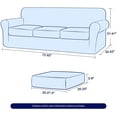 Subrtex Stretchy Sofa Slipcover with Separate Cushion Cover for Living