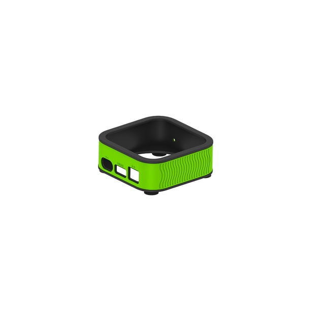 Seitruly Estuche protector a prueba de polvo Set-top Box manga antideslizante Cover impermeable a prueba de golpes Protector de silicona Shell Box Videojuegos y accesorios Verde luminoso